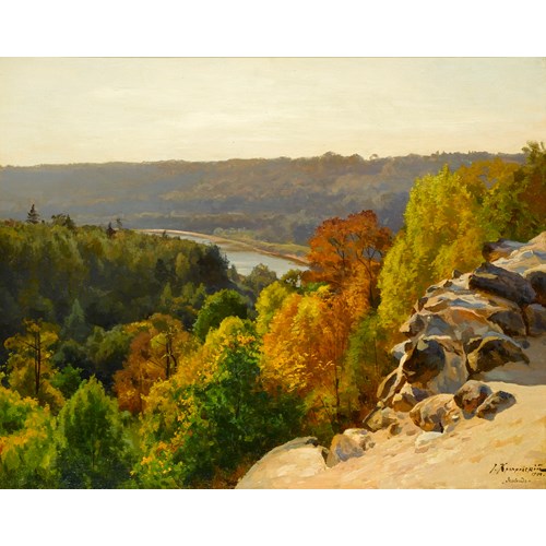 Autumn by the River, Sigula, Latvia